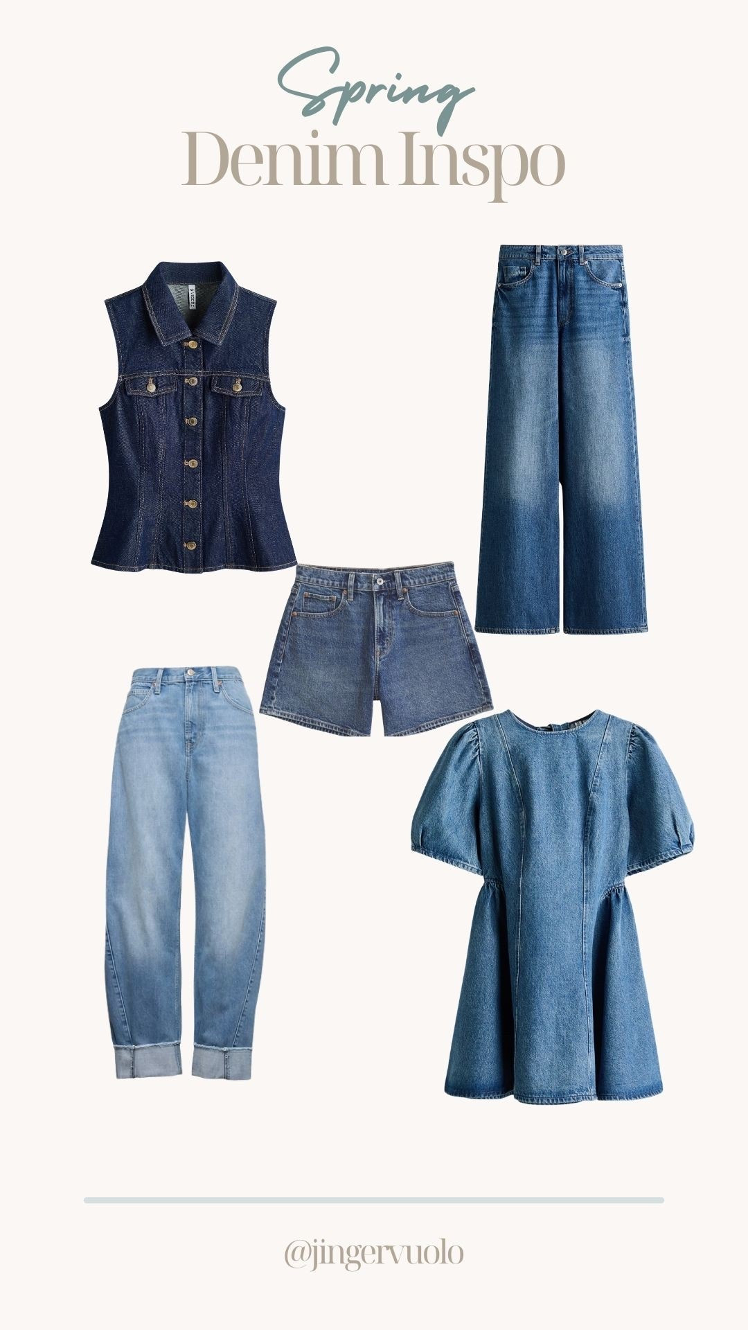 Some of my current denim favorites! Perfect transition pieces for spring 🩵🌸  The GAP jeans are 40% off right now! 

#LTKootd #LTKSpringSale #LTKSaleAlert