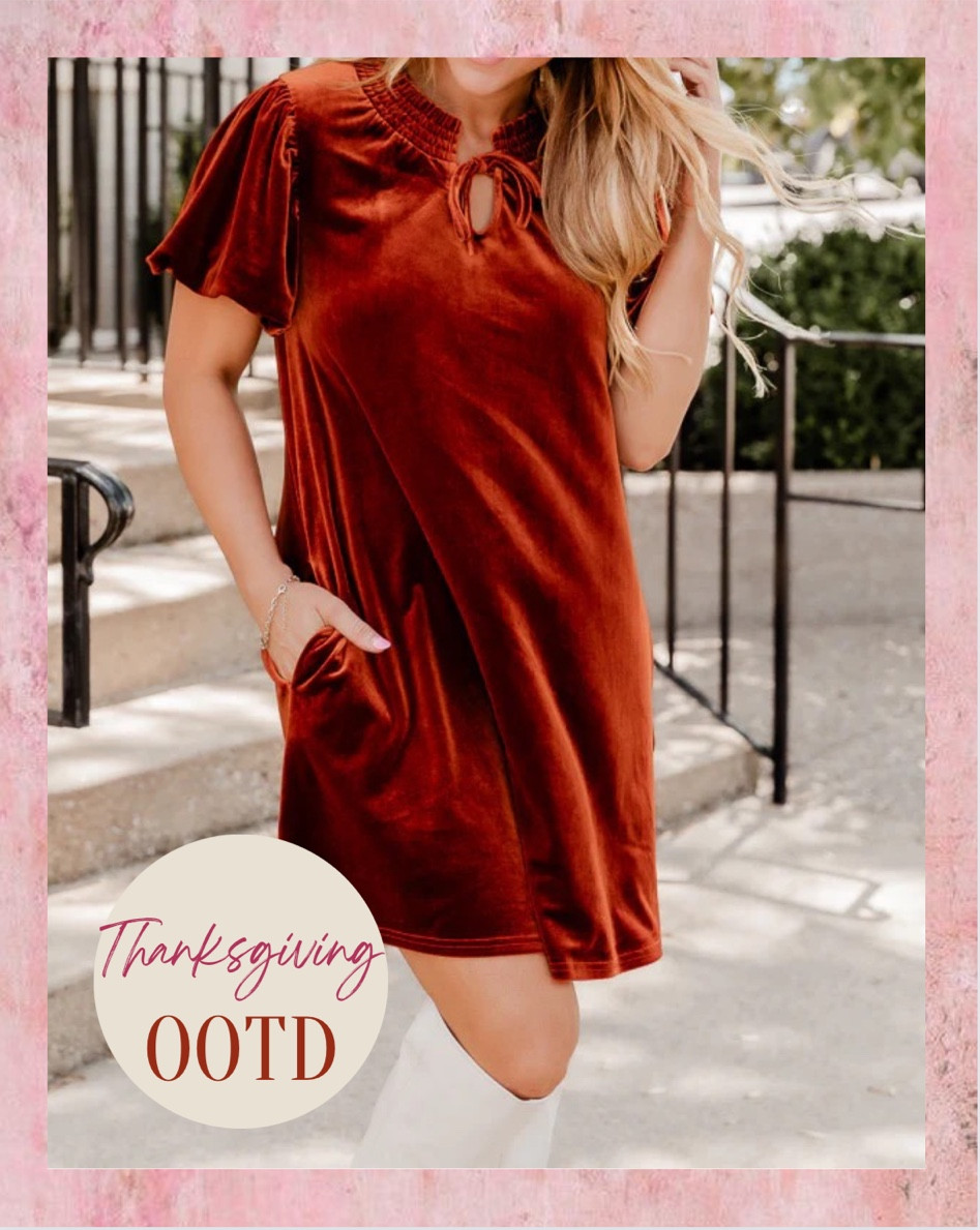 All Fall Long Rust Velvet Mini … curated on LTK