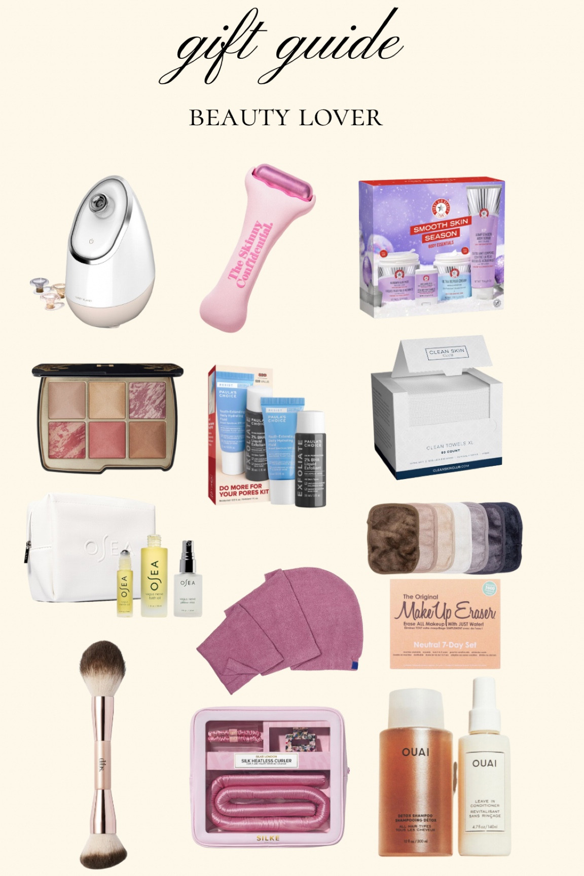 2023 gift guide for the beauty lover! Some great value gift sets & staples in my beauty/skin routine (also I’ve had my eye on the hourglass palette and want it SO bad bc I’ve been using their powder for YEARS) 🩷

#LTKHoliday #LTKGiftGuide #LTKCyberWeek
