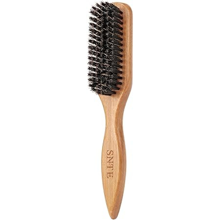 GranNaturals Boar Bristle Slick Back Hair Brush - Large Soft/Medium Smoothing Hairbrush to Style,... | Amazon (US)
