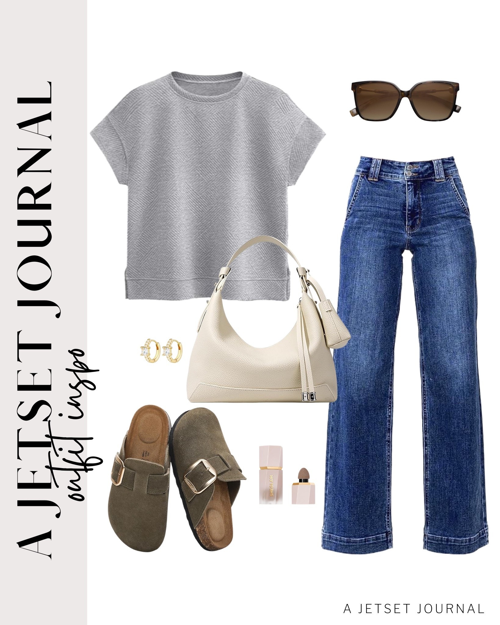 Here's a basic t shirt you can pair with wide leg jeans and a cute bag for an everyday look!
crossbody bag, two piece outfit, gold earrings, amazon fashion, fall style, trendy look, viral fashion, fall outfit, gold earrings, affordable style, amazon favorite, top picks, best seller, airport outfit

#LTKU #LTKSeasonal #LTKStyleTip
