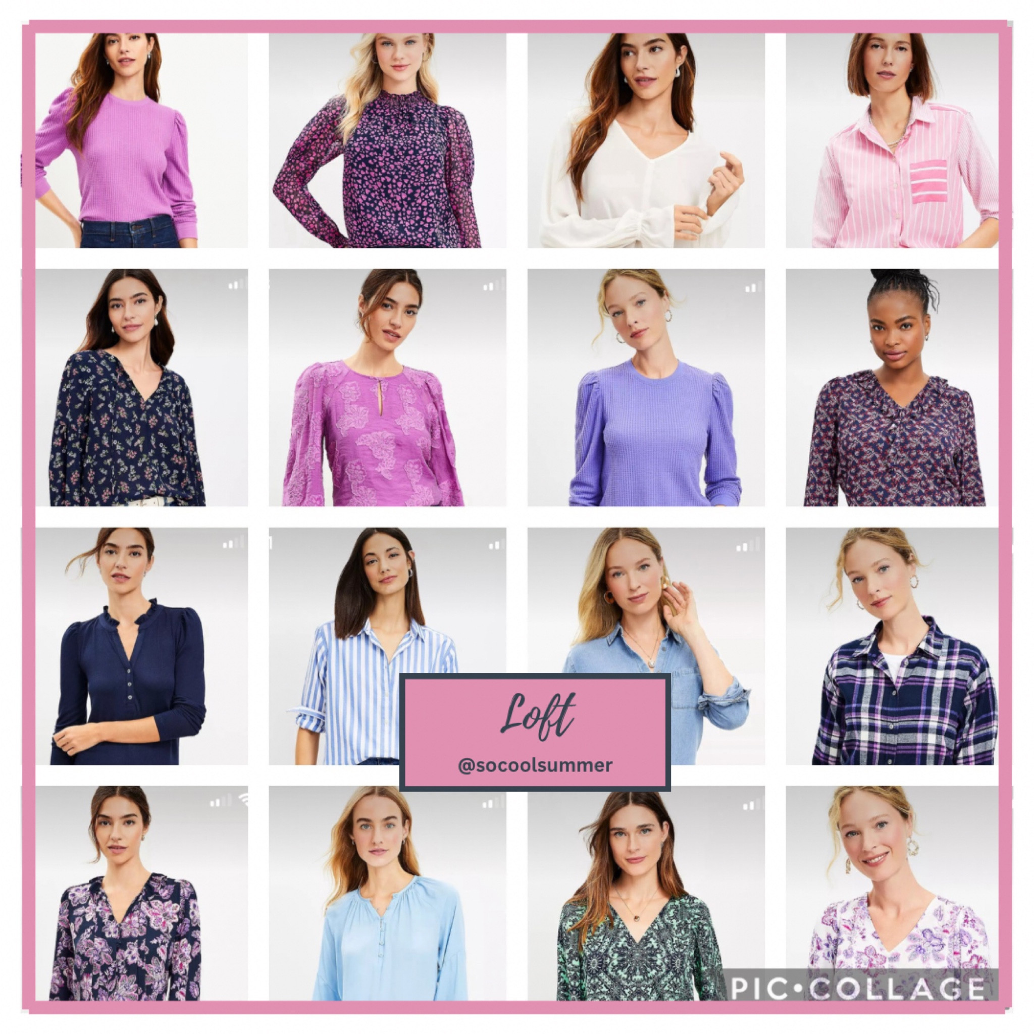Beautiful tops at Loft’s President’s Day Sale! 

#hocsummer #coolsummer #lightsummer #softsummer #pastelsummer #darksummer #brownsummer #sweetpeasummer #summerpalette #summerfinds


#LTKfindsunder50 #LTKworkwear #LTKsalealert