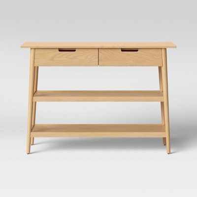 Ellwood Wood Console Table with Drawers Natural - Project 62&#8482; | Target