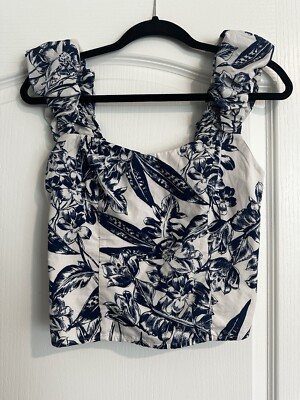 Abercrombie & Fitch Women's Floral Bubble Strap  Top Size S | eBay US