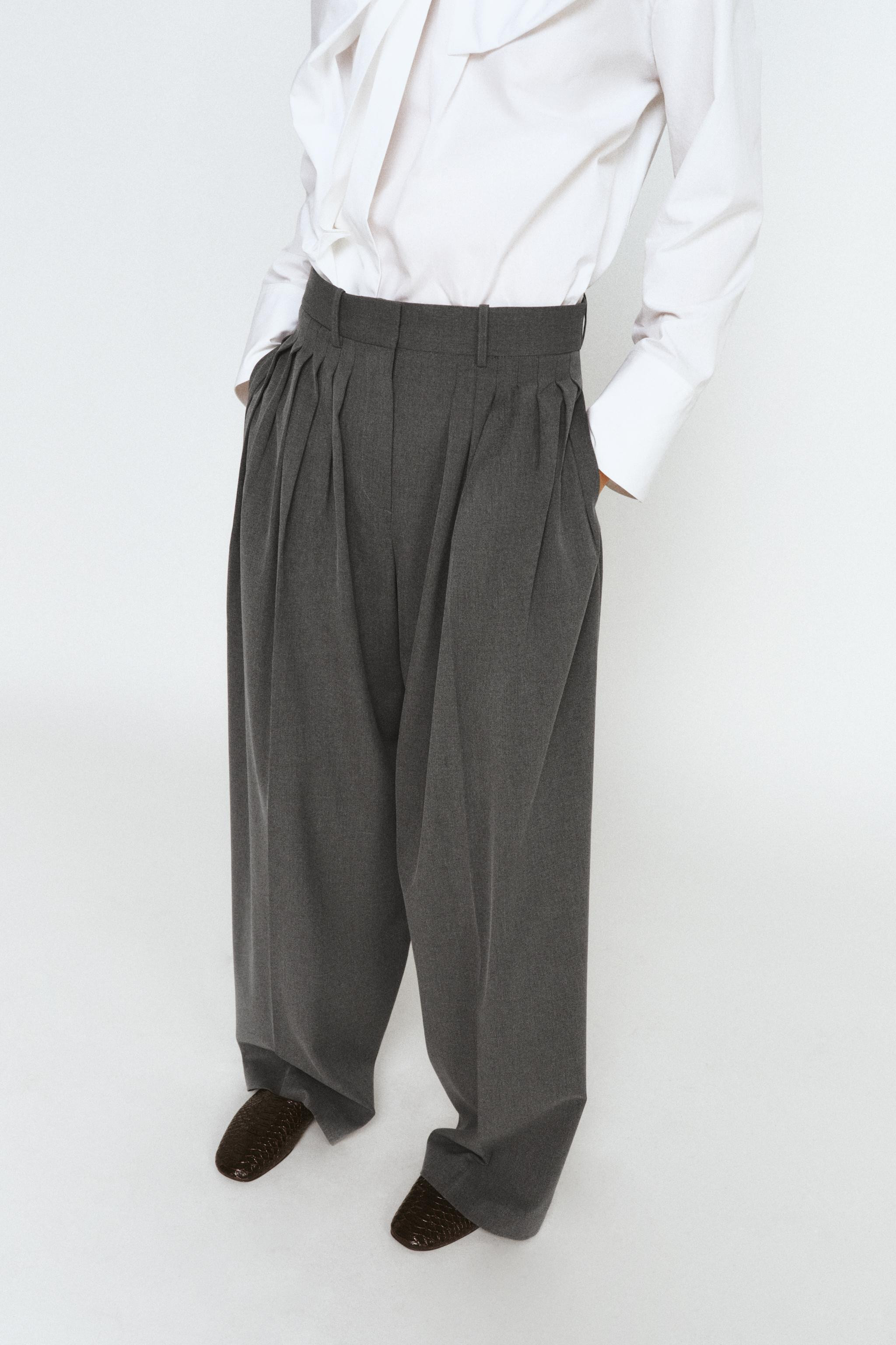 ZW COLLECTION DARTED TROUSERS | Zara UK