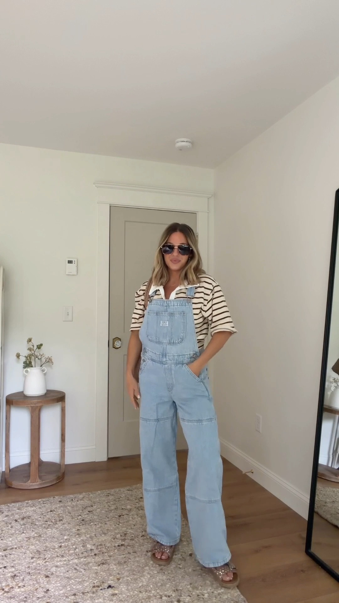 Still obsessing over these overalls😍 wearing size small. (5’4” for ref)

#LTKmomlife #LTKgrwm #LTKSeasonal