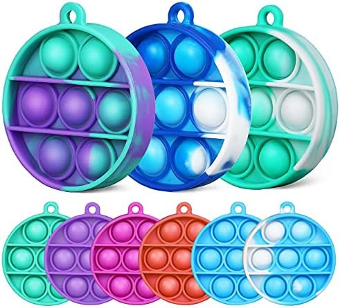 Mini Push Bubble Fidget Sensory Toys,Push Pop Poop Fidget Toy for Kids Adults,Stress Relief Silicone | Amazon (US)