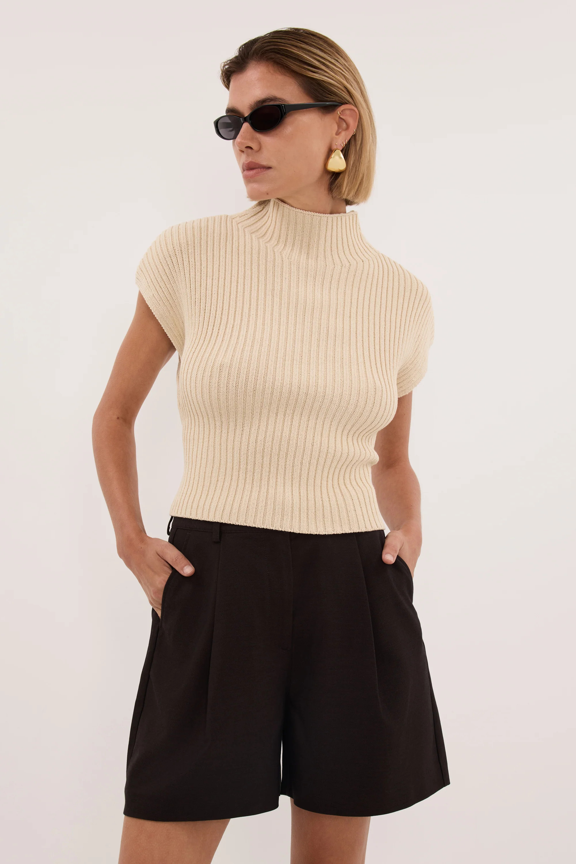 MONIQUE PEAT TAILORED SHORT | DISSH