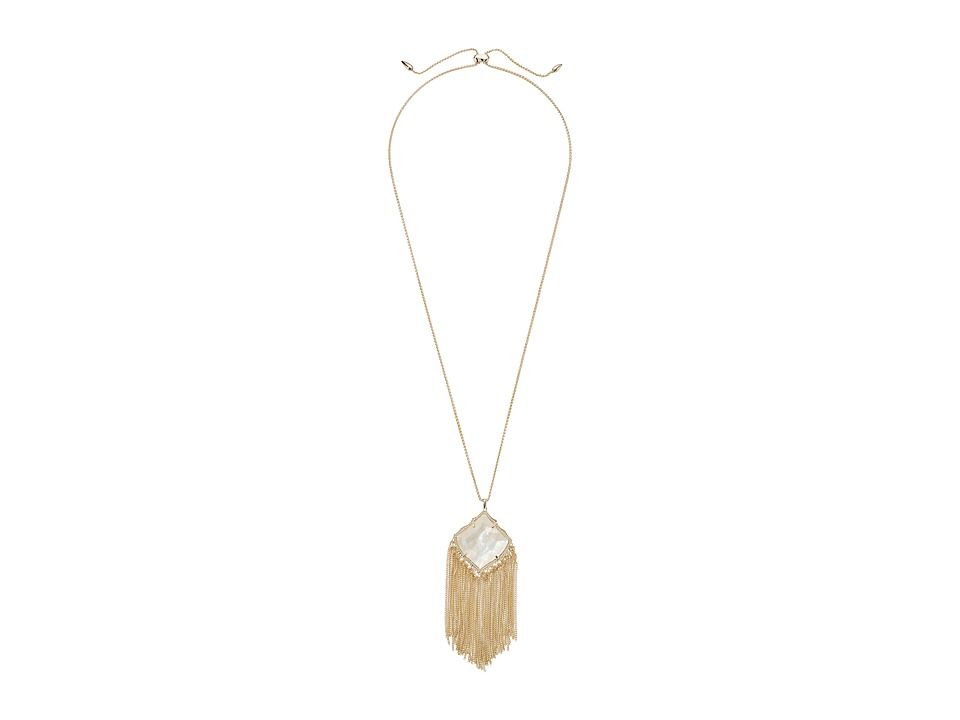 Kendra Scott - Kingston Necklace (Gold/Ivory Mother-of-Pearl) Necklace | Zappos