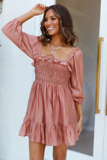 Kindness First Dress Mocha | Hello Molly (AU)