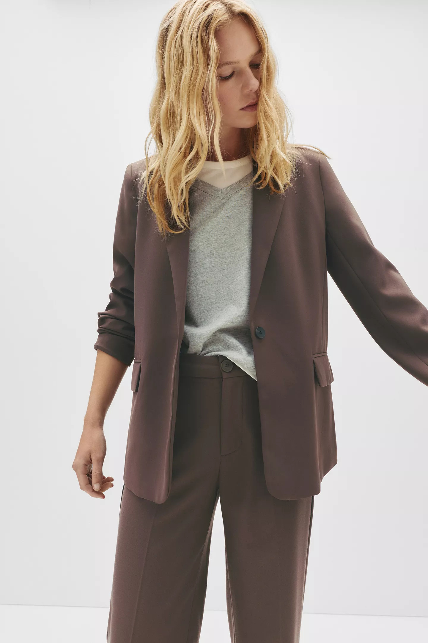 Basic blazer | PULL and BEAR UK