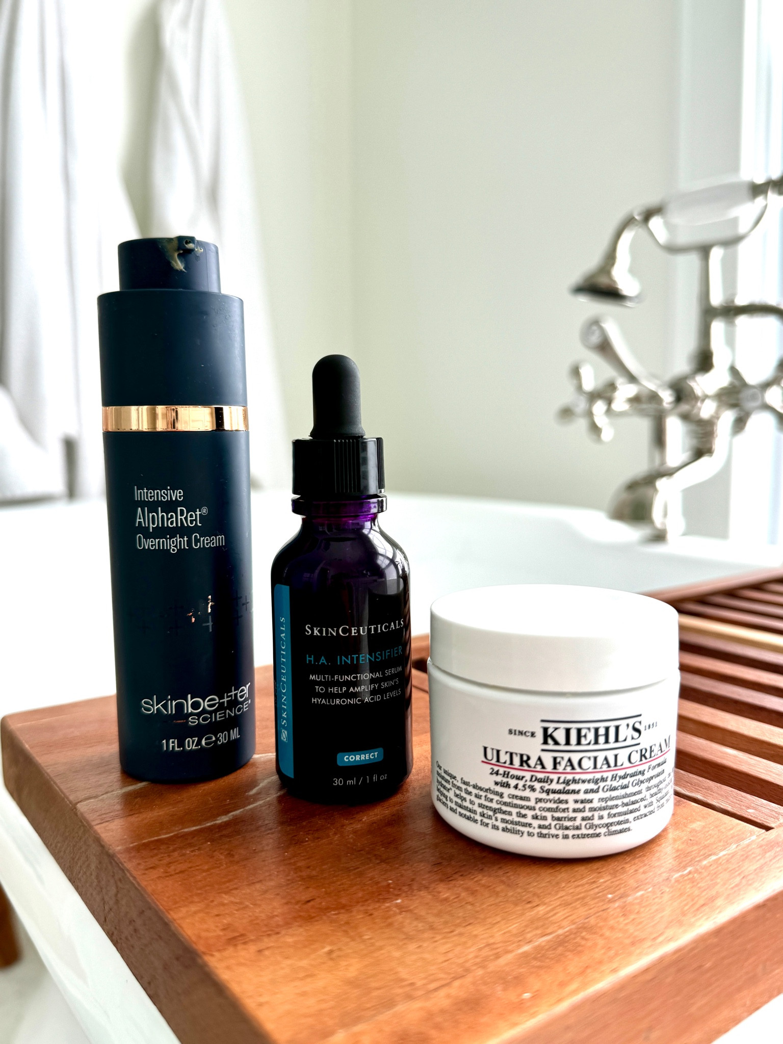Sharing my evening skin care routine! After cleansing, I use  skinbetter retinol cream. It’s perfect for my sensitive rosacea prone skin. Then I add this intensive hyaluronic acid from SkinCeuticals and finish with keels moisturizer. I use this vitamin E lip balm from Colleen Rothchild on my lips at night.

#LTKStyleTip #LTKBeauty #LTKSaleAlert