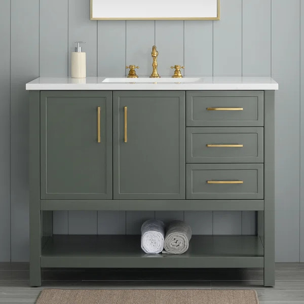 Vicini 42" Single Bathroom Vanity Set | Wayfair North America