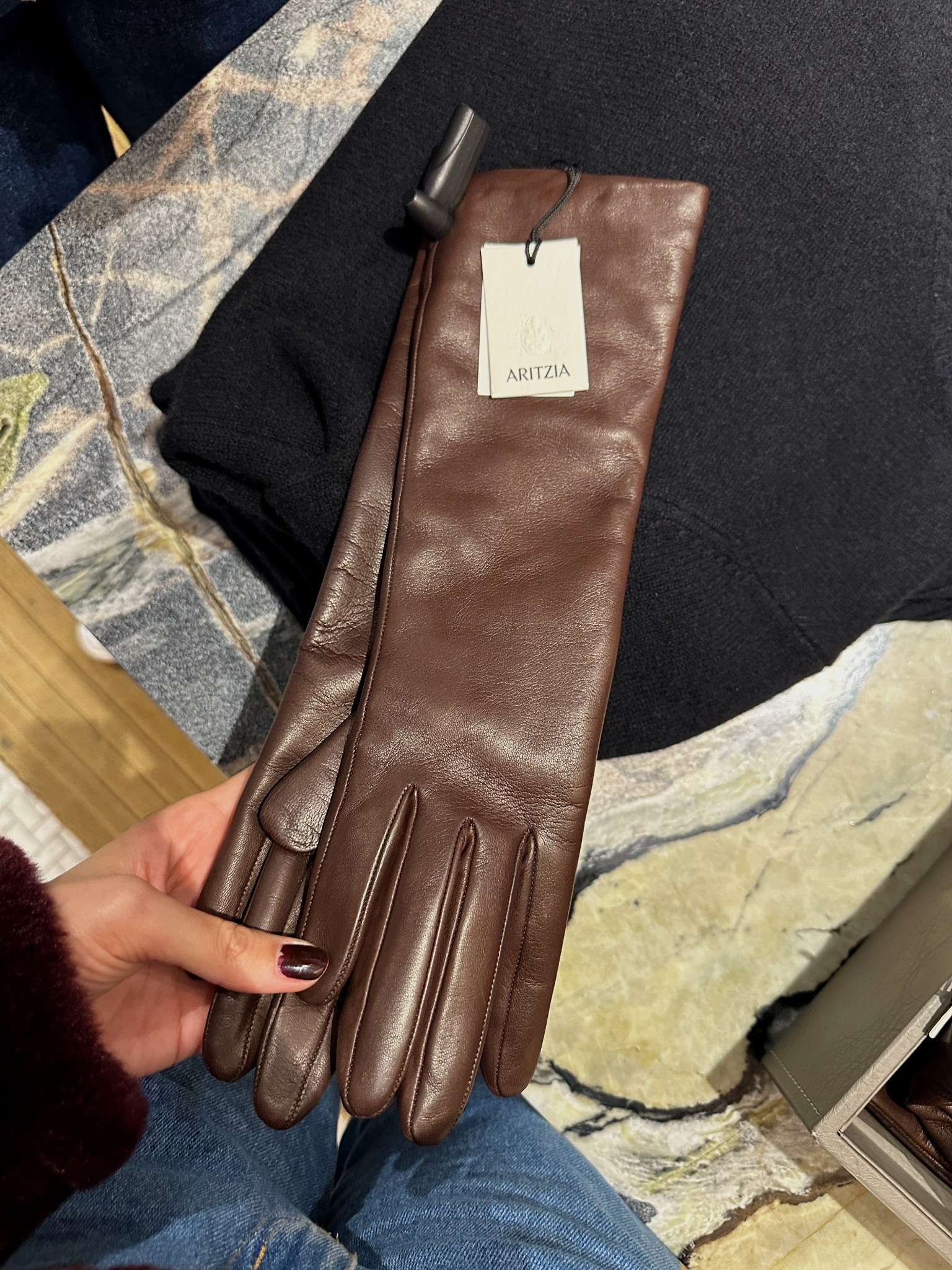 The most perfect gloves !!!! 😍✨ fall statement skirt equestrian style peter pan collar plaid jacket butter yellow sweater mongolian cashmere oversized sweater espresso brown brown suede polka dots burgundy coat

#LTKmidsize #LTKautumn #LTKspring