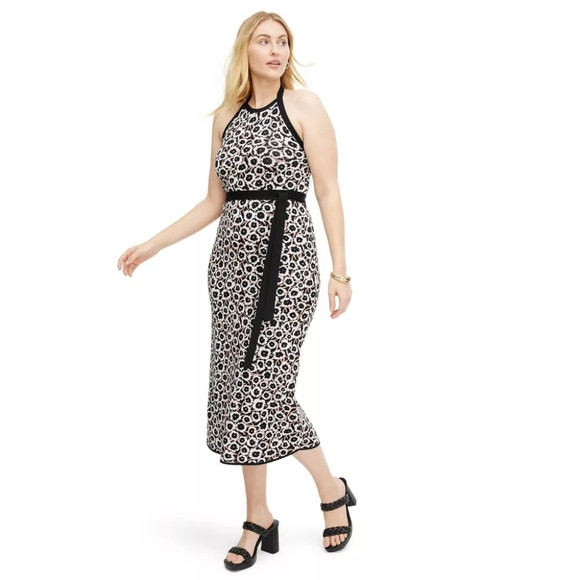 DVF for Target XL knit poppy halter dress | Poshmark