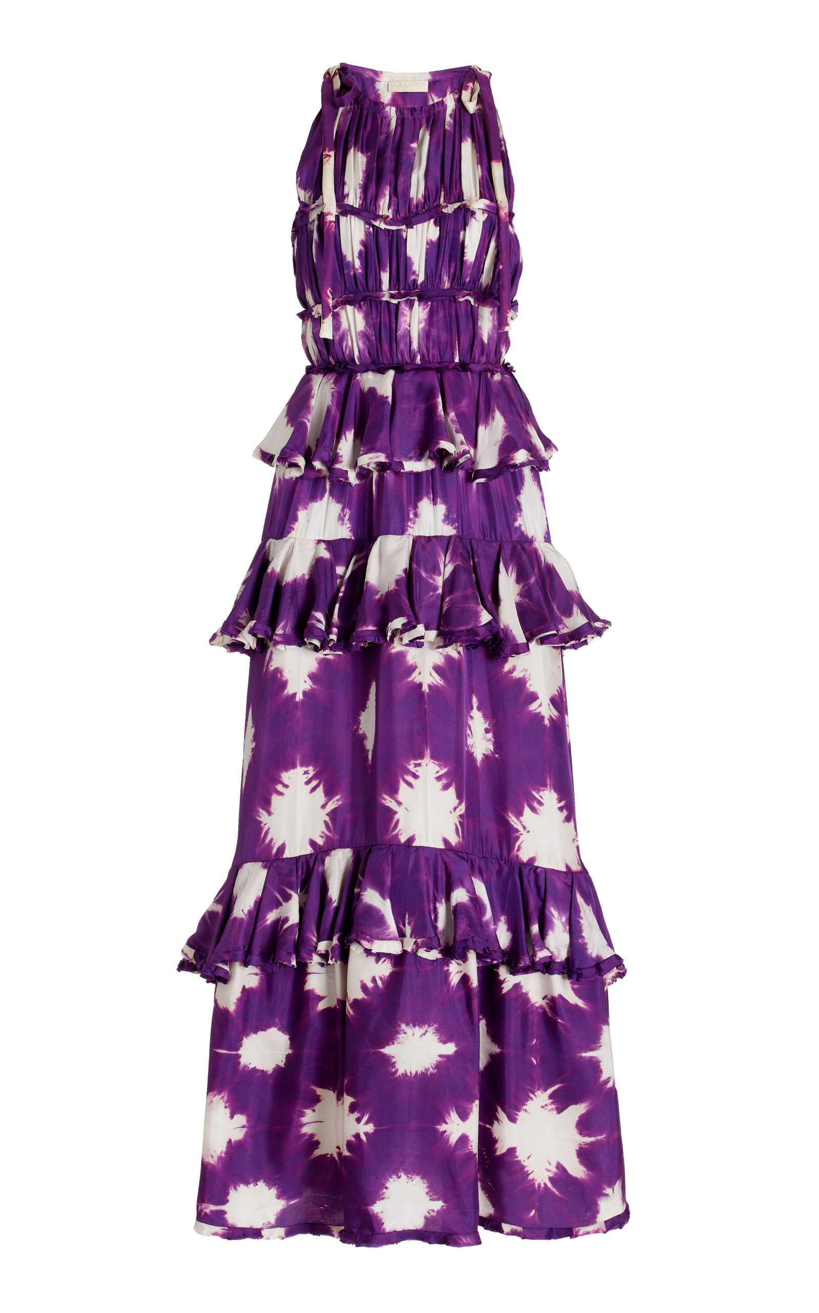 Serafina Tiered Silk Maxi Dress | Moda Operandi (Global)