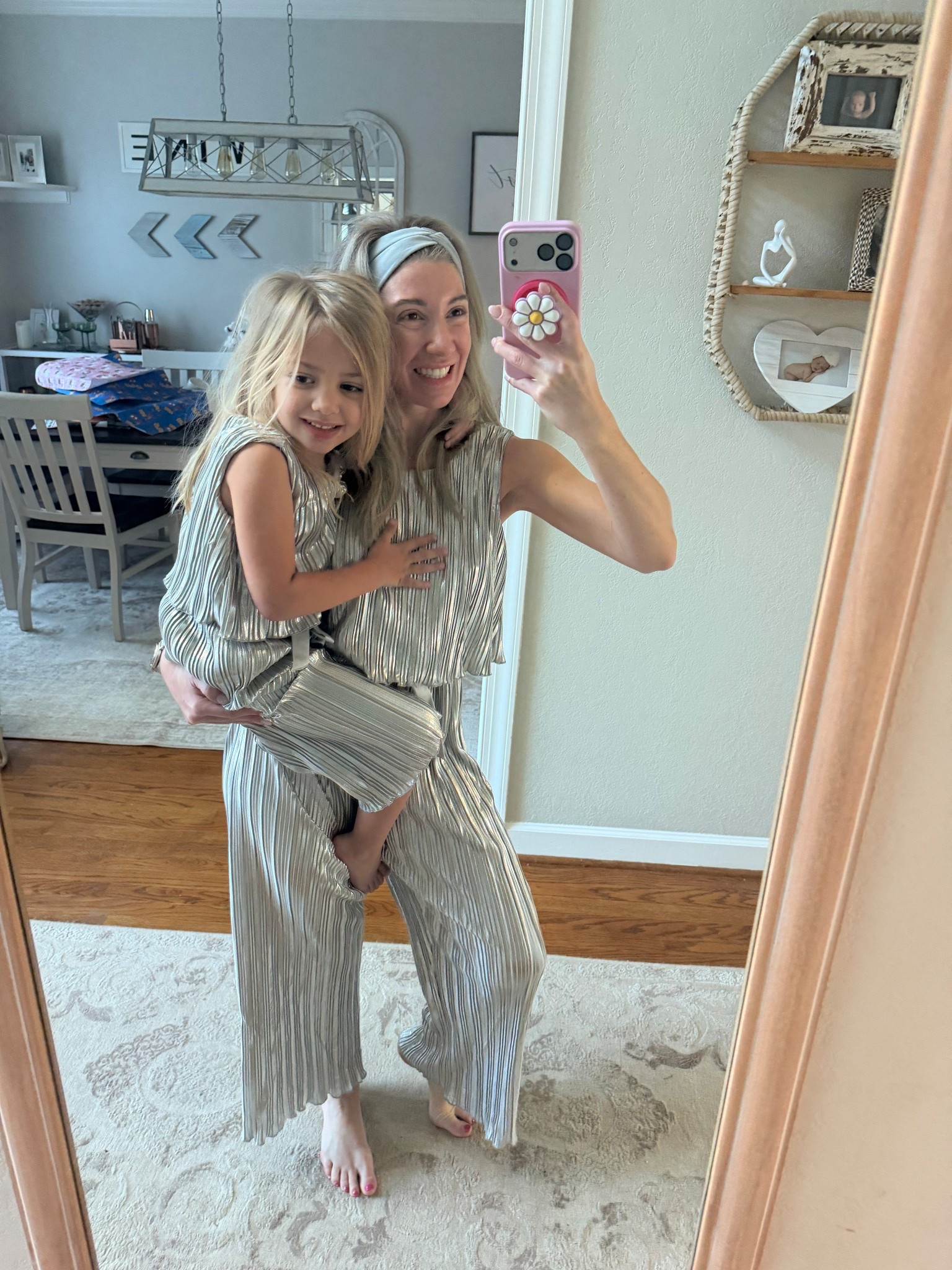 Mommy and me jumpsuits! $20 and so cute. I got them delivered same day with my Walmart membership. Wearing these to my parents house for Christmas Christmas Eve dinner. 

#LTKHoliday #LTKmomlife #LTKPetite