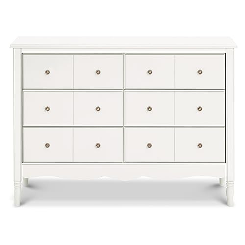 Namesake Liberty 6-Drawer Assembled Dresser in Warm White | 2 Sets of Knobs | Amazon (US)