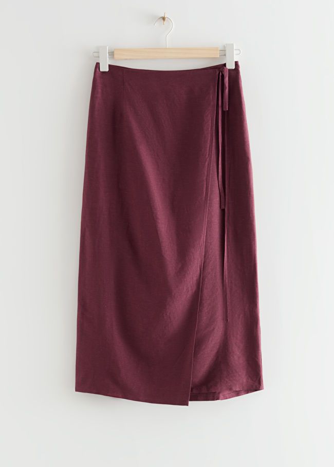 Relaxed Midi Wrap Skirt | & Other Stories US