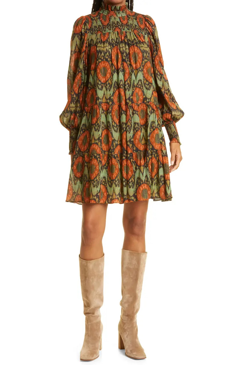 Ulla Johnson Kamila Long Sleeve Swing Dress | Nordstrom | Nordstrom