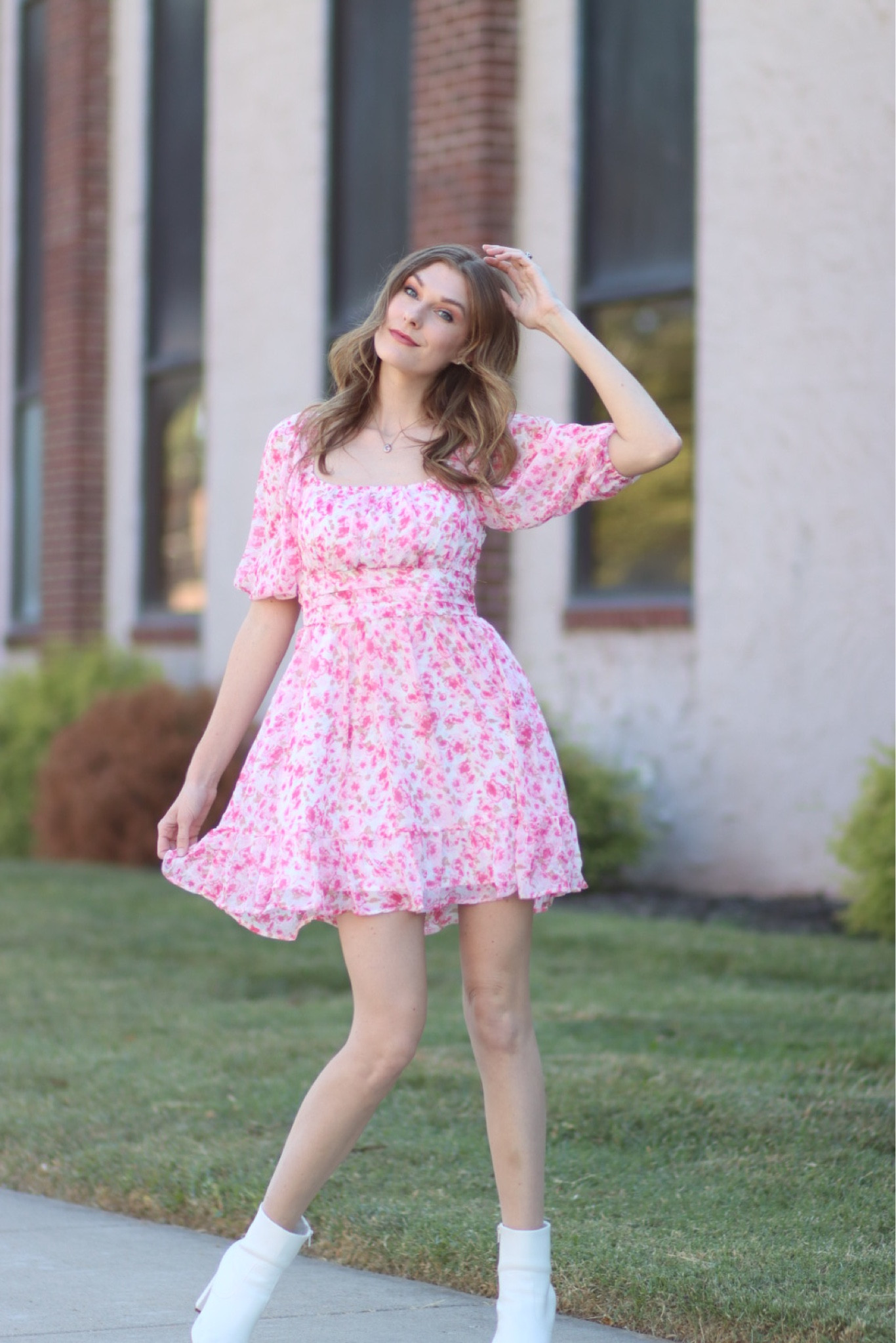 This dress is a dream! Floral dress, floral peasant dress, square neck dress, amazon dress find, puff sleeved dress, puff sleeve dress, mini dress, floral mini dress, chiffon dress, loveshackfancy, love shack fancy, coquette style, girly girl style, outfit inspiration, fall outfit inspo, outfit inspiration 

#LTKsalealert #LTKunder50 #LTKstyletip