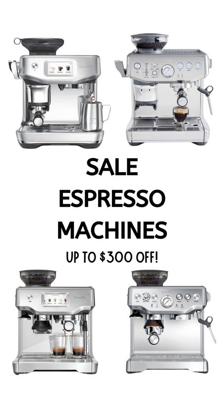 Sale on espresso machines- up to $300 off! Invest in your personal coffee bar ☕️

#LTKhome #LTKsalealert #LTKtravel