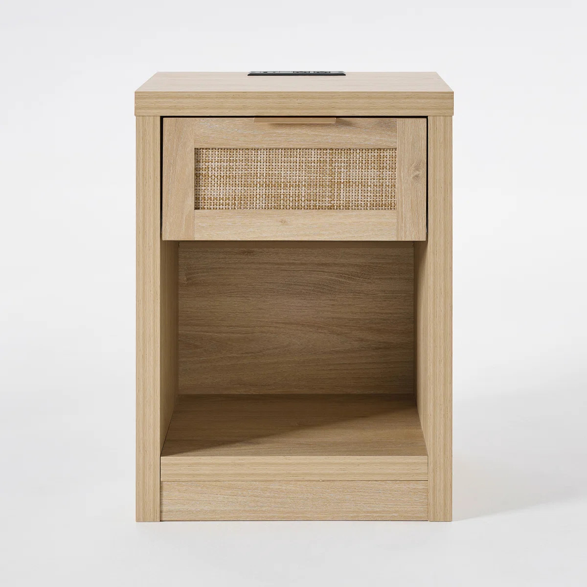 Dearbhaile 25" H 1 - Drawer Nightstand with Charging Station | Wayfair North America