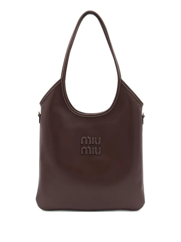 Miu Miu Ivy Tote Bag | Red | FARFETCH | Farfetch Global