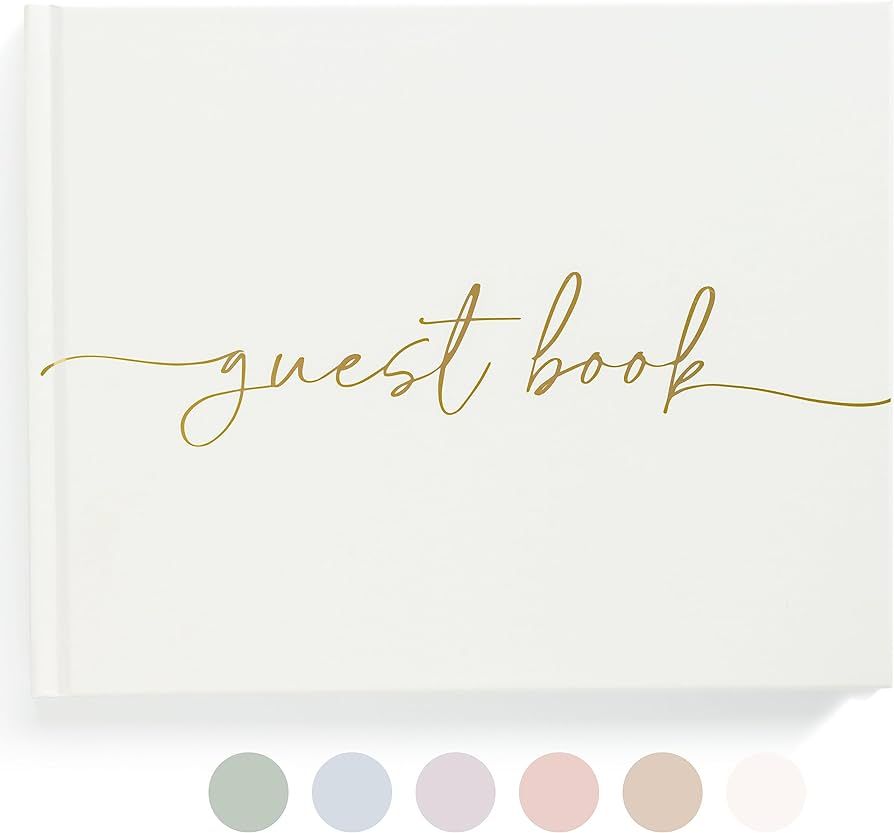 Lamare Wedding Guest Book - Elegant Guest Book Weddings Reception, Baby Shower, Polaroid Guest Bo... | Amazon (US)