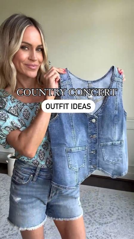 Country concert outfit ideas 🤠 

In love with the vest trend - they are so versatile- here are 4 ways I would style for country concerts this summer! 



#LTKOver40 #LTKStyleTip #LTKFindsUnder50