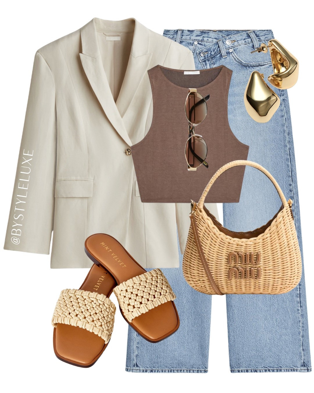 BLAZER STYLE - styling this asymmetric blazer with my fave jeans of the moment and a staple tank top for spring/summer 

#jeans #springoutfit #summeroutfit

#LTKspring #LTKshoes #LTKsummer