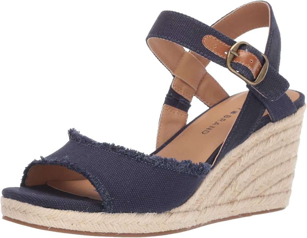 Lucky Brand Women's Mindra Espadrille Wedge Sandal | Amazon (US)