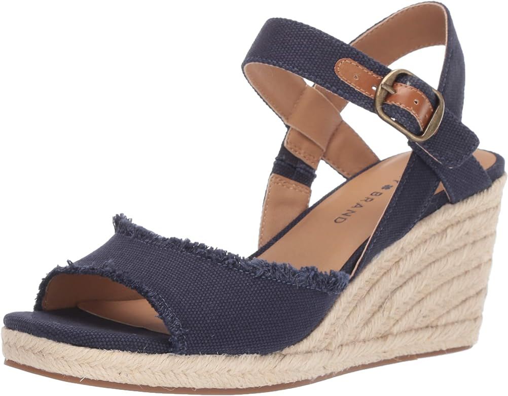 Lucky Brand Women's Mindra Espadrille Wedge Sandal | Amazon (US)