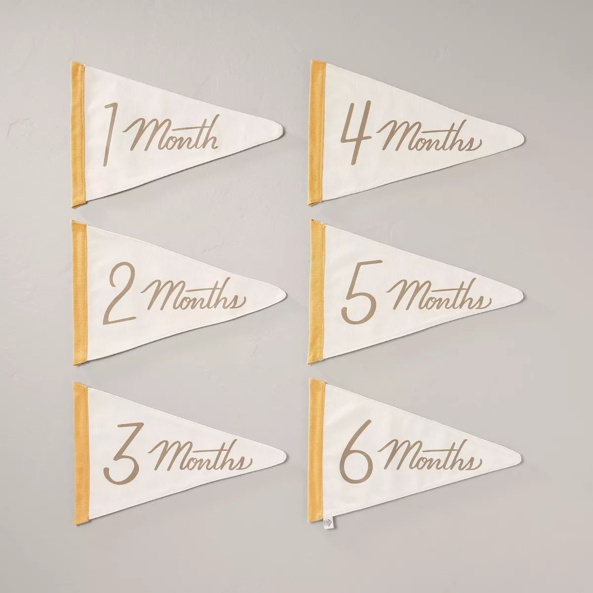 Newborn Milestone Pennants 6pc - Hearth & Hand™ with Magnolia | Target