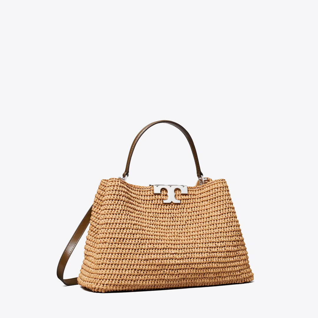Tory Burch Eleanor Raffia Satchel | Tory Burch (US)