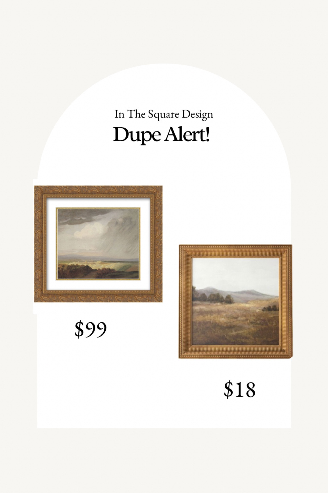 Dupe Alert - Gold Framed Art Print 

#LTKunder50 #LTKhome #LTKFind