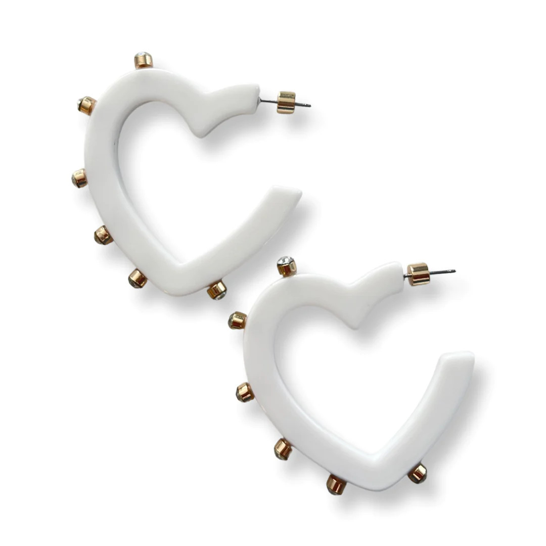 Lover Jewel Hoop - Stark White | Smith and Co. Jewel Design