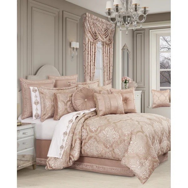Sleep like royalty with a regal new comforter set! The Rosewater California King 4 Piece Set is ON SALE and under $450.

Keywords: Luxury comforter set, bedding, satin comforter set, comforter set, bedroomm

#LTKSeasonal #LTKSaleAlert #LTKHome
