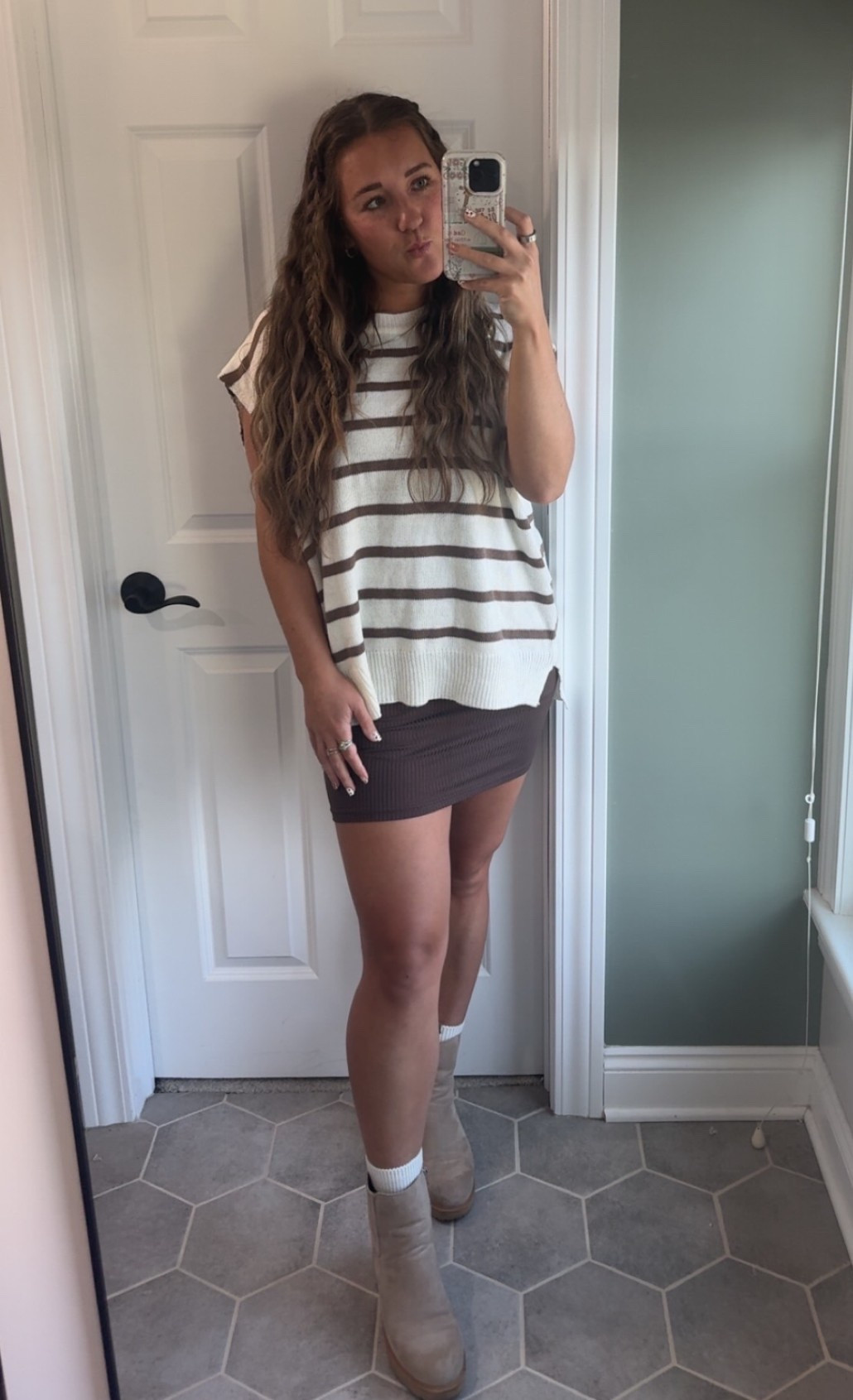 🍁 Fall fashion favorite 🍁 Nothing says autumn like a cute dress paired with boots! ✨ This look is effortless, comfy, and perfect for everything from pumpkin patches to coffee dates. Pair it with a cardigan, sweater or jacket when the temps drop and you’re set for the season.

👉 Shop my exact fall dress + boots here.

#LTKfall #FallOutfit #OOTD #FallStyle #LTKfashion #DressAndBoots #CozyStyle #FallWardrobe #LTKootd

#LTKSeasonal #LTKStyleTip #LTKFindsUnder50