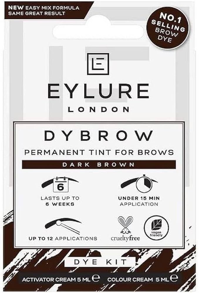 Eylure DYBROW Eyebrow Dye Kit, Dark Brown | Amazon (UK)