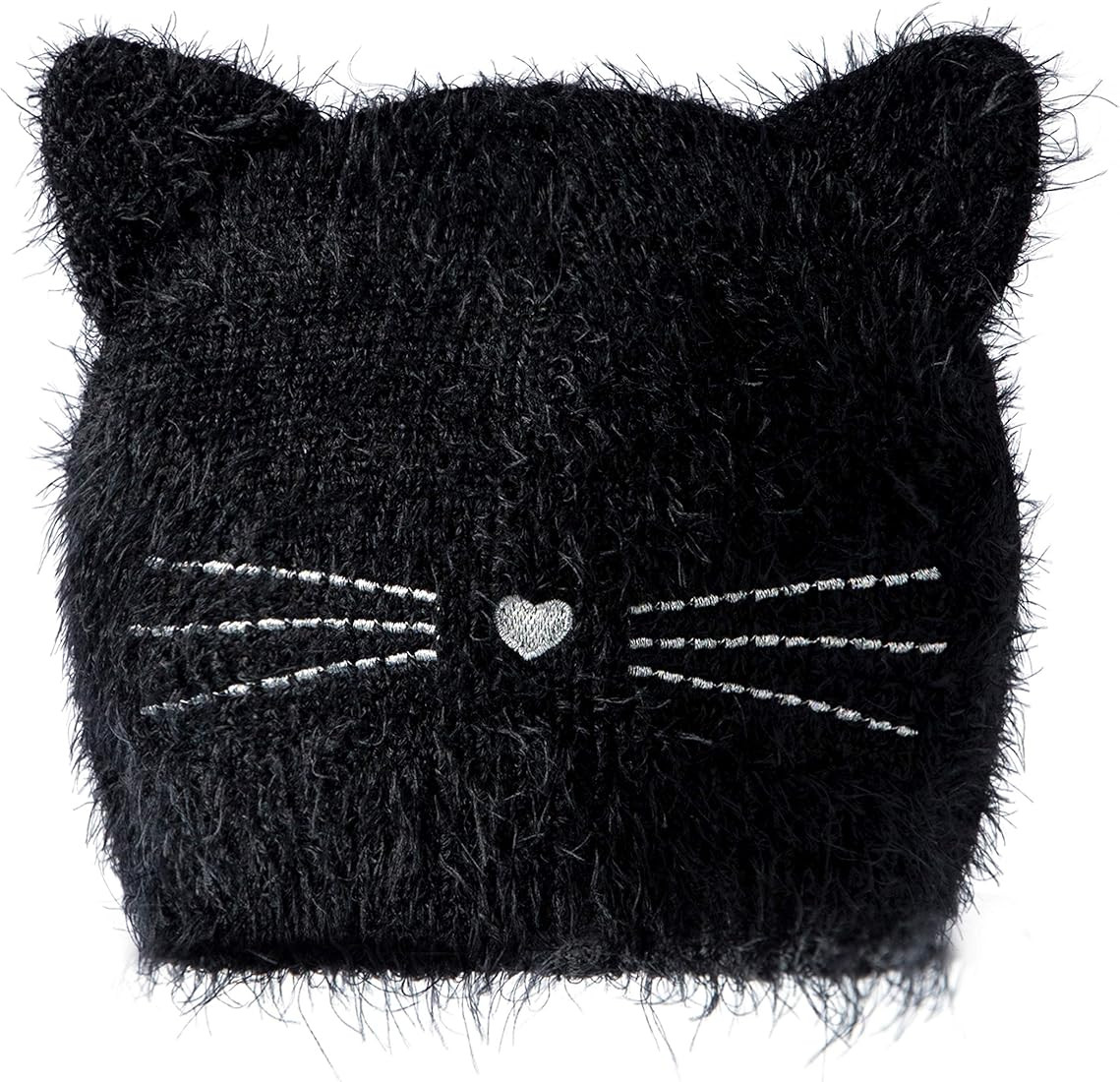 accsa Toddler Kid Girl Christmas Winter Fluffy Cat Ear Beanie Cute Hat 3-6 YRS | Amazon (US)