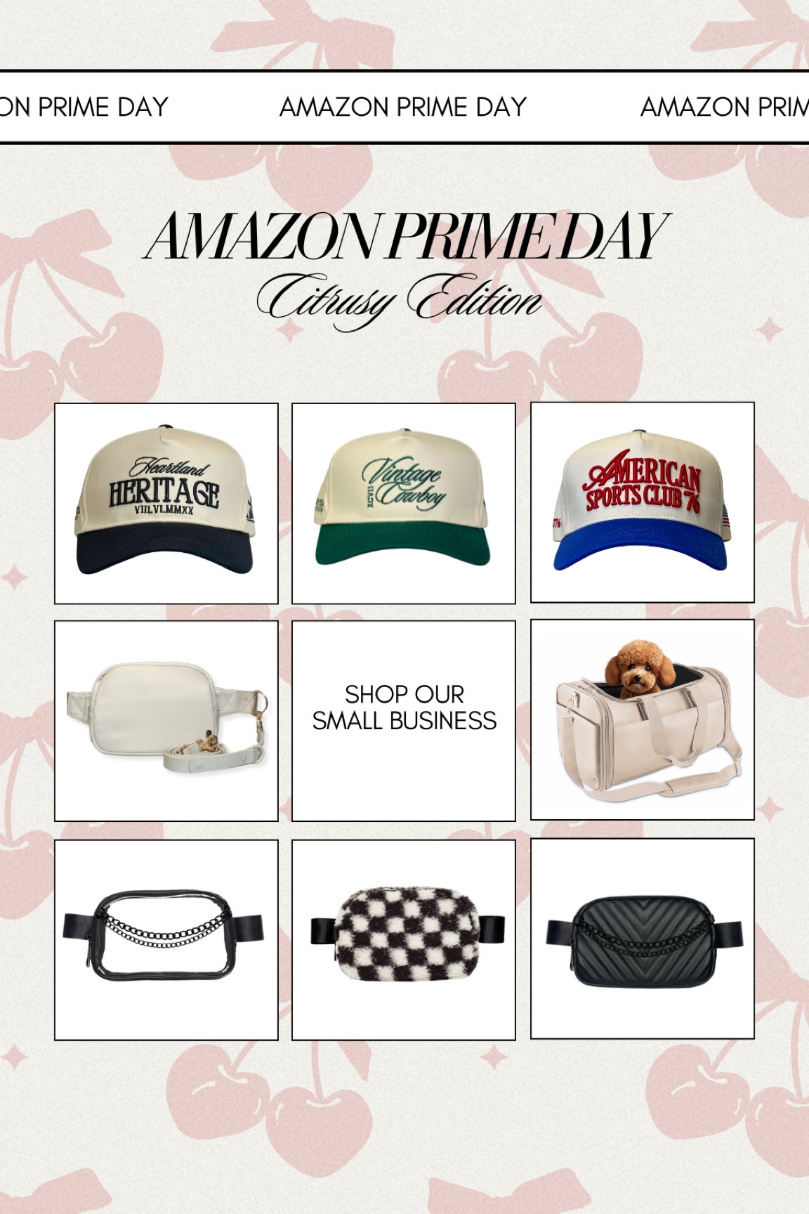 Amazon Prime Day Deals - Citrusy Edition 🤍🍊 trucker hats, belt bags & pet products 

#LTKxPrimeDay #LTKSaleAlert #LTKGiftGuide