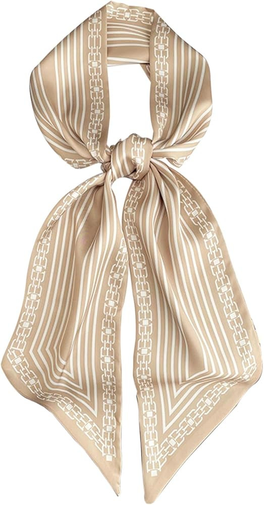 Head Scarf Purse Handle Neck Satin Hair Scarfs For Bag Lightweight Silky Long Thin Women's Fashio... | Amazon (US)