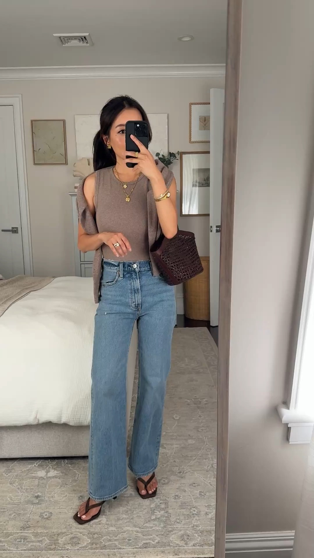 Last day of denim sale + code AFJEAN for extra 15% off 
• 90s relaxed jeans 24 Extra Short 
• Rib tank top XS with built in bra, slim fit, I sized up 

Petite friendly jeans, easy summer outfit, summer capsule wardrobe

#LTKPetite #LTKootd #LTKmomlife