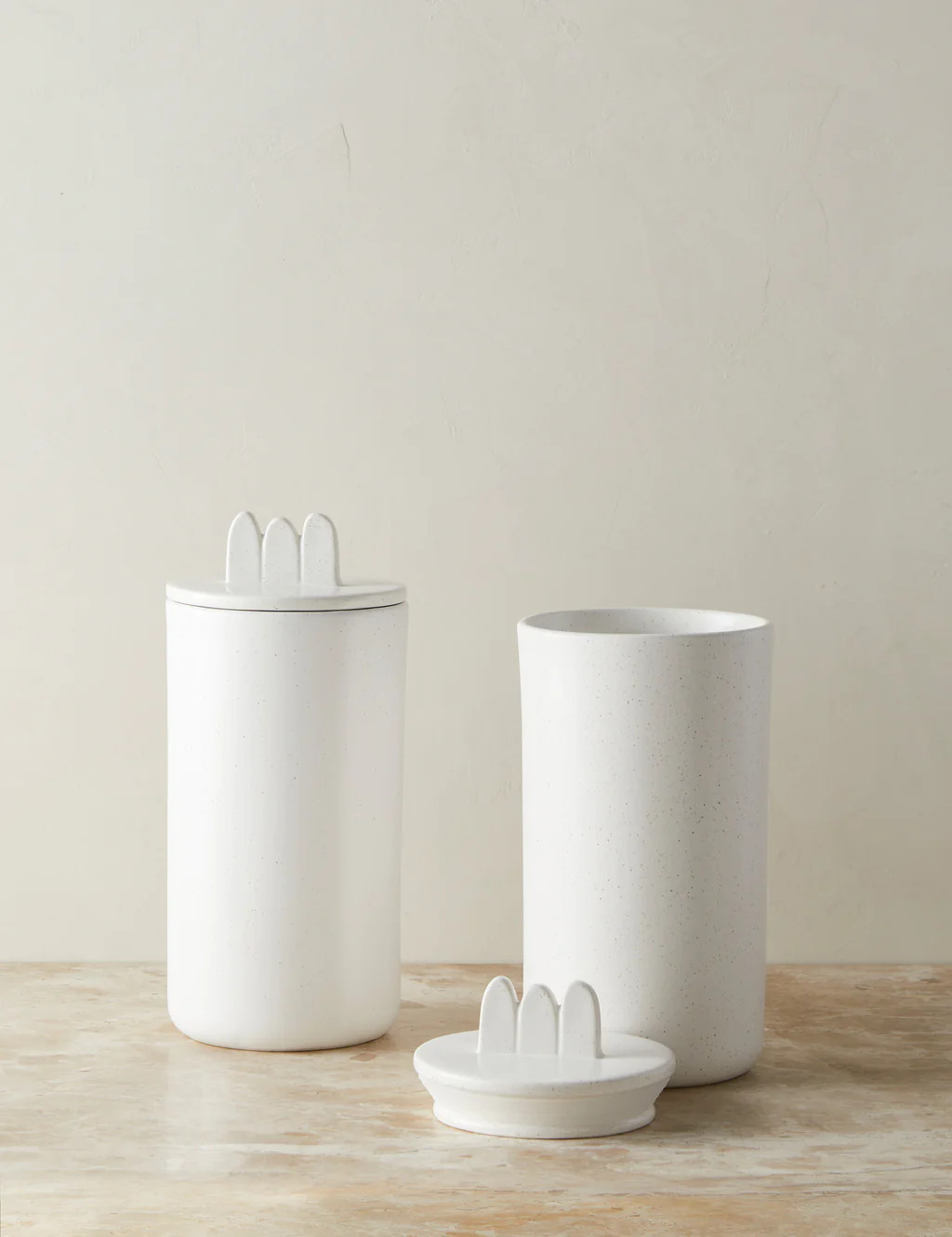 Shapeshifter Ceramic Canister (Set of 2) | Lulu and Georgia 