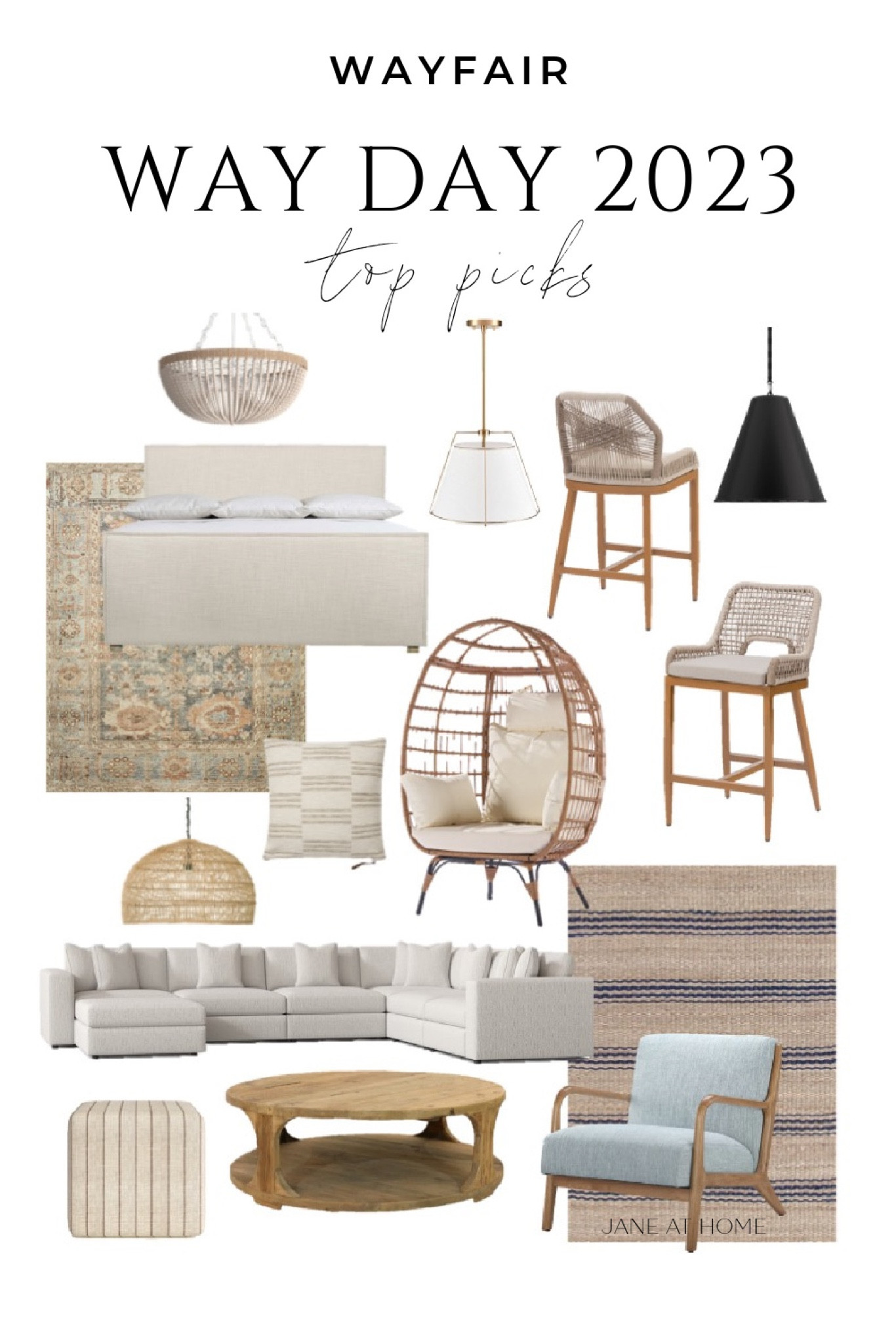 Wayfair Way Day top deals in home decor, furniture, lighting, rugs, decor, and more for the living room, bedroom, kitchen, and patio!


wayday, coffee table, home decor, patio furniture, counter stools, rugs, lighting, sectional, egg chair, bed, coastal, boho, organic, modern#LTKunder100

#LTKhome #LTKsalealert