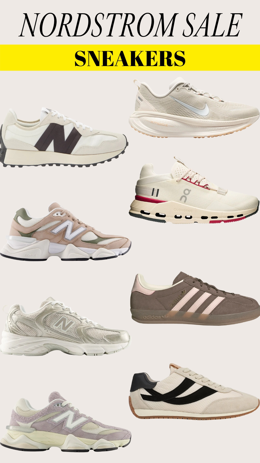 Nordstrom Anniversary Sale -- Sneaker Edit

Here are all of the dates for shopping access! ✨ 
Preview: 7/6
Icons: 7/14-7/17
Ambassadors: 7/15-7/17
Influencers: 7/16-7/17
Everyone: 7/18-8/9

NSALE, Nordstrom shoes, Nordstrom sneakers, Nordstrom activewear, fitness, workout shoes, workout sneakers, gym wear, gym sneakers, athleisure, New Balance, Adidas, On Cloud, Nike 

 #LTKootd #LTKActive #LTKSaleAlert