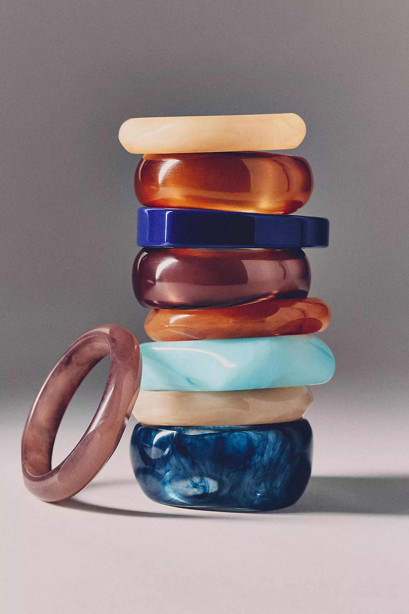 Round Bangle Bracelets, Set of 3 | Anthropologie (US)