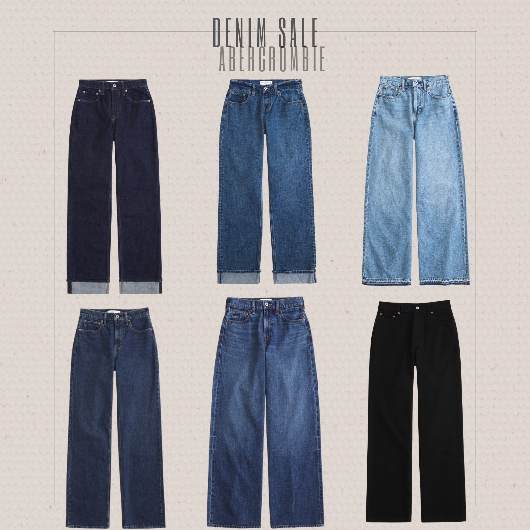 The Abercrombie denim sale just dropped and the fits are unreal Light wash, dark wash, sculpt denim and relaxed cuts to mix for every look Sizes selling fast Tap the shop tags to snag your perfect pair before they are gone 

Abercrombie denim sale, Abercrombie jeans sale, denim deals, light wash jeans, dark wash jeans, sculpt denim, relaxed denim, sale style, elevated casual, wardrobe upgrade, AudrieDollins 

 #LTKootd #LTKmomlife #LTKSaleAlert