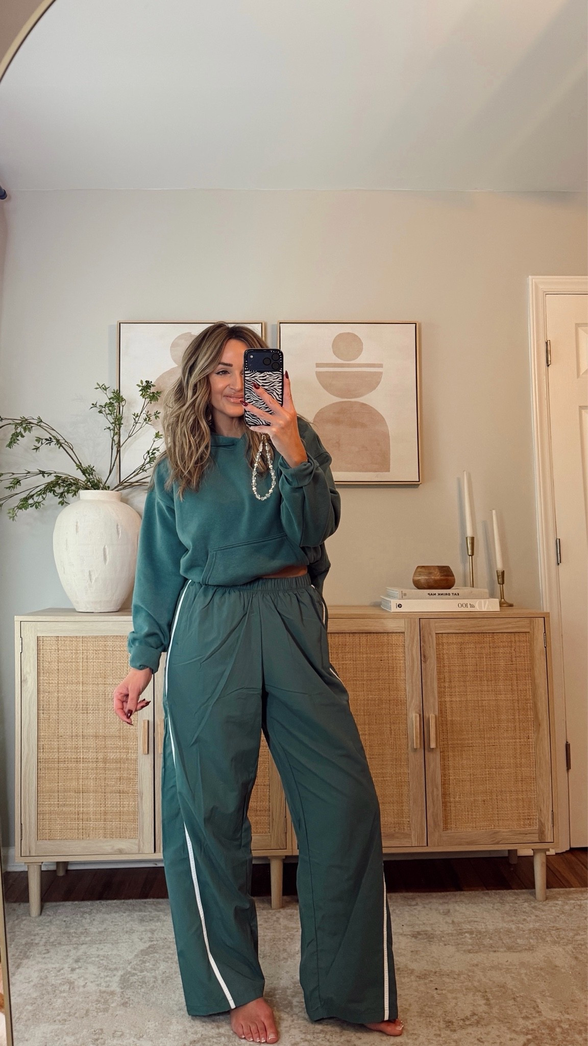 comfy meets cool girl! love these track pants! the color is perfect! i’m in a size M. walmart fashion, @Walmart